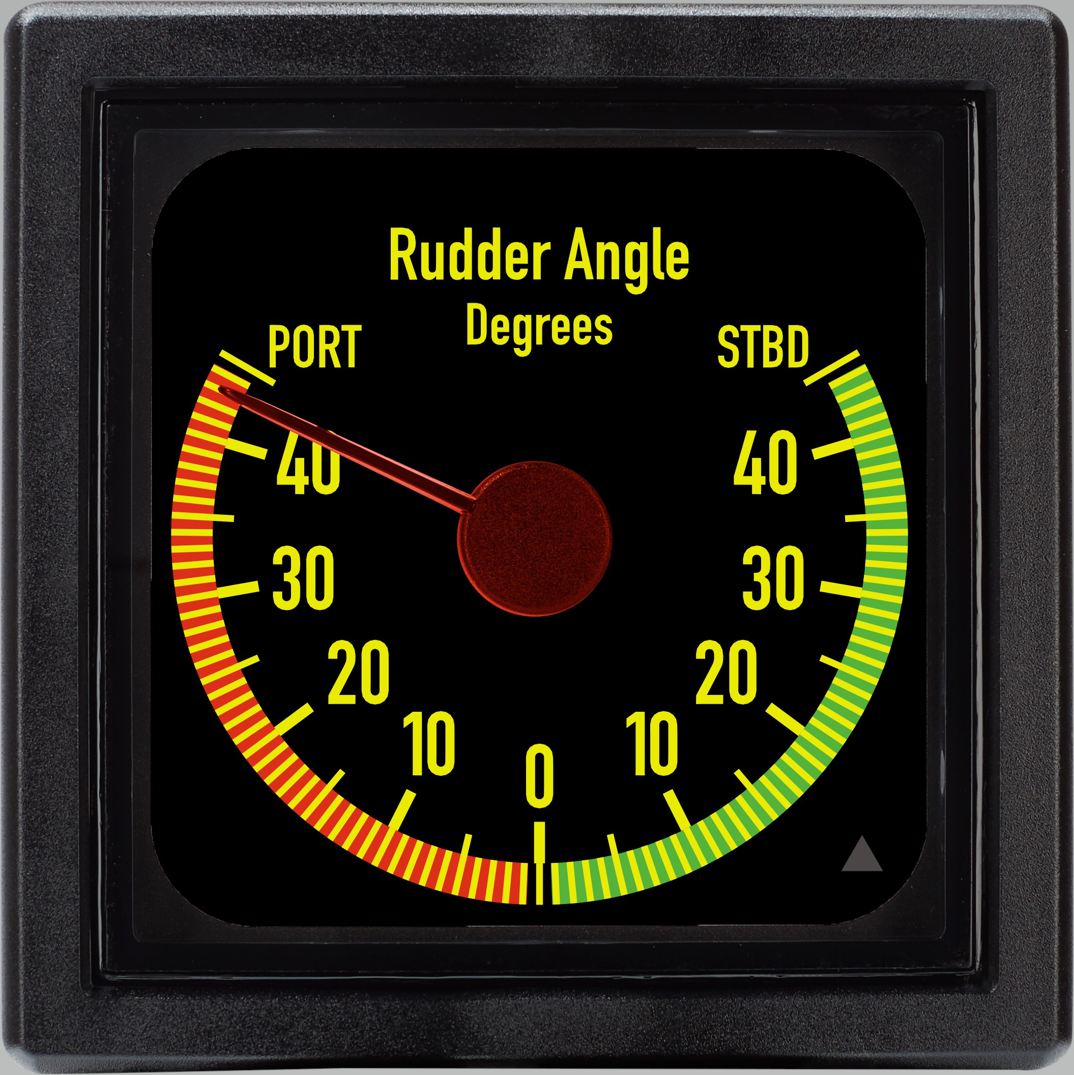 4 XL 96 (Black Scale Hanging Pointer Rudder Angle Front)